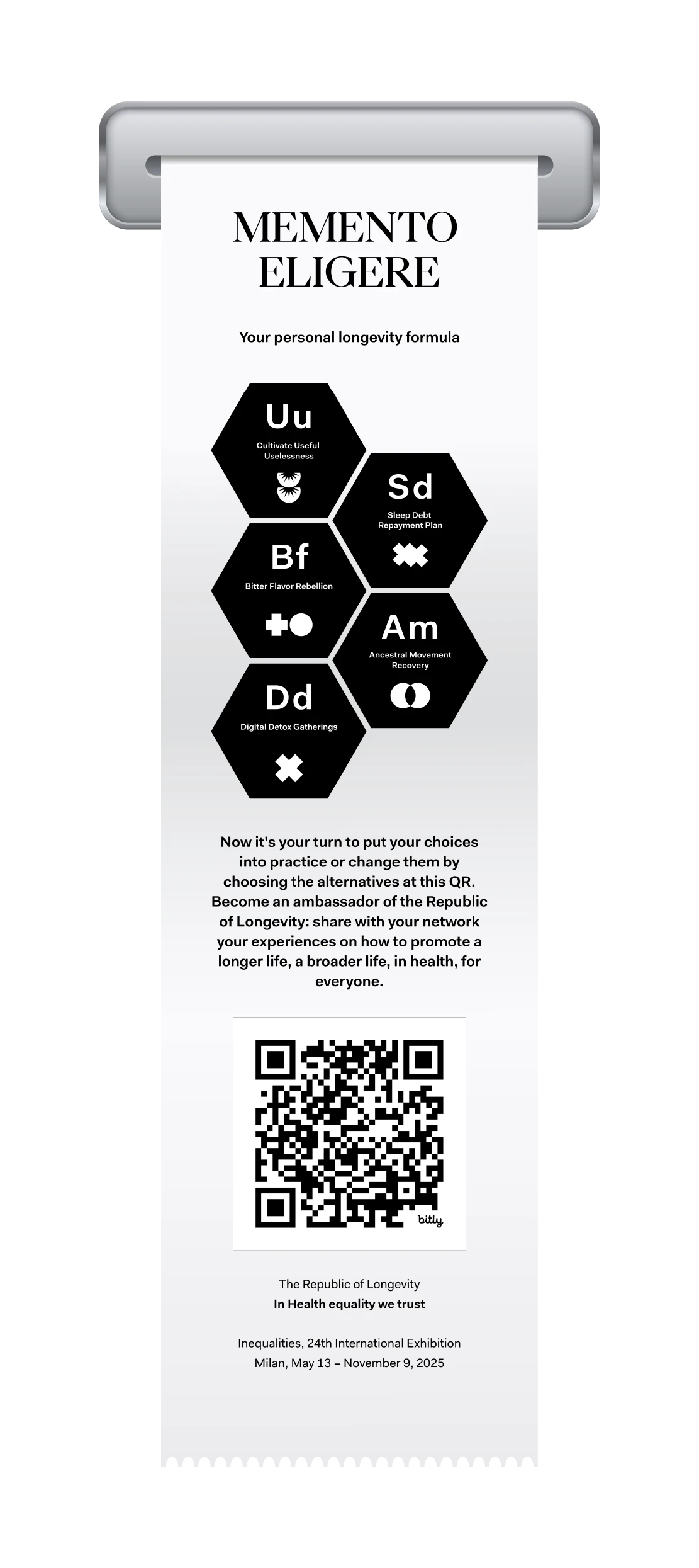 Installazione interattiva a nido d'ape